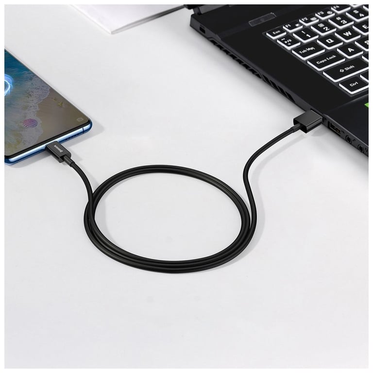 Дата кабель USB 2.0 AM to Micro 5P 2.0m Superior Fast Charging 2A black Baseus (CAMYS-A01) - фото 6