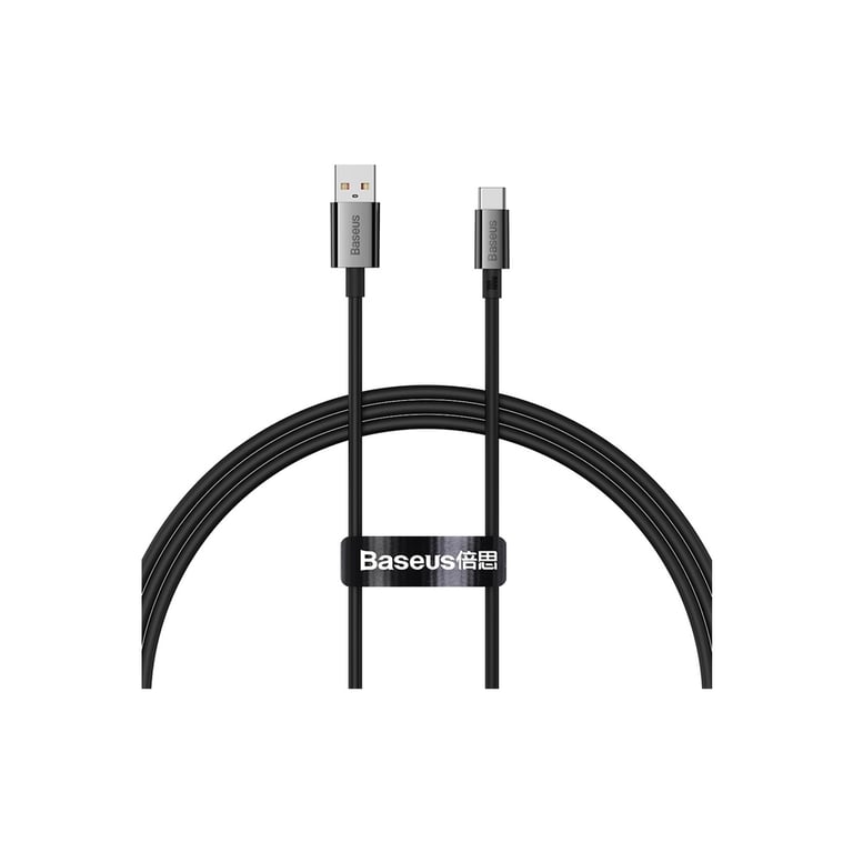 Дата кабель USB 2.0 AM to USB-C 1.0m Superior Fast Charging 100W cluster black Baseus (P10320102114-00) - фото 1