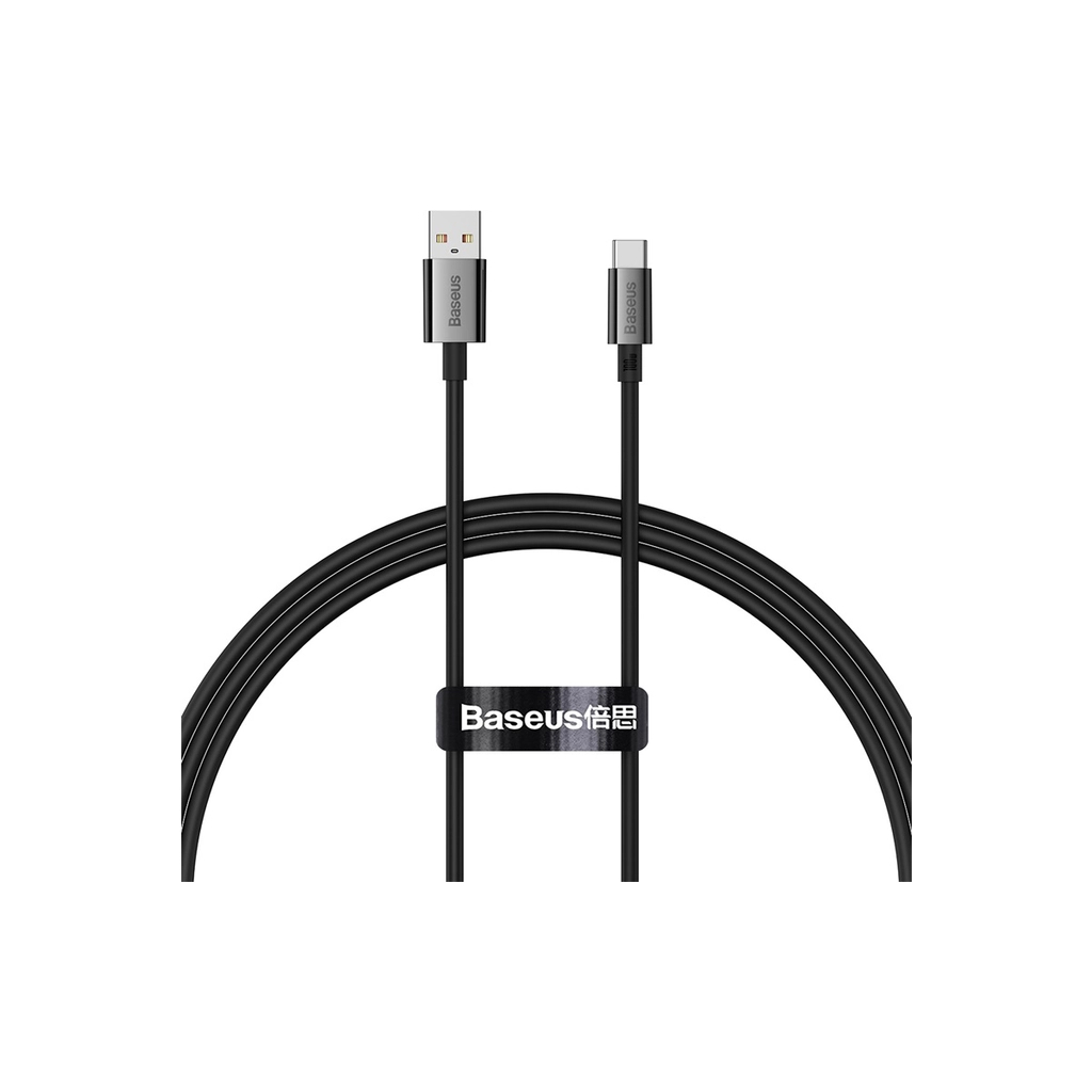 Дата кабель USB 2.0 AM to USB-C 2.0m Superior Fast Charging 100W cluster black Baseus (P10320102114-02) - фото 1