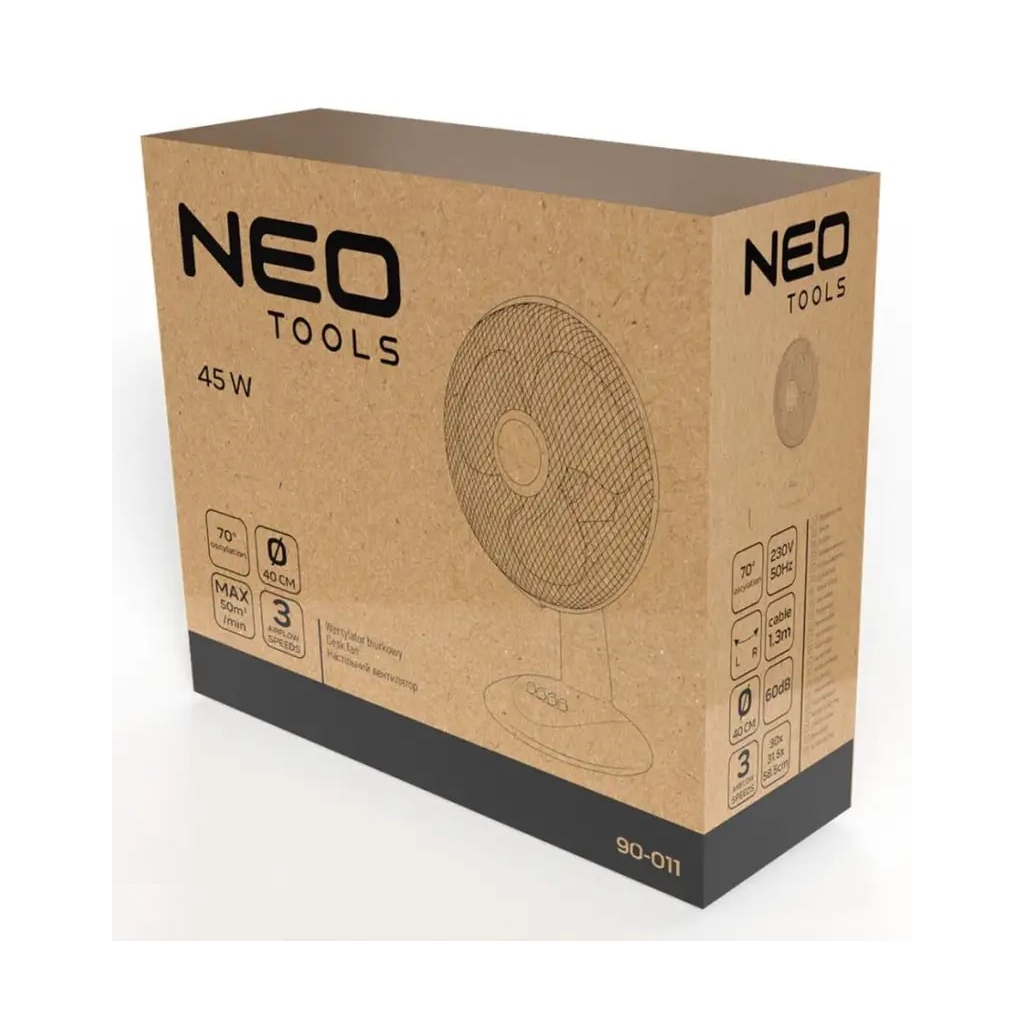 Вентилятор Neo Tools 90-011 - фото 7 Вентилятор Neo Tools 90-011 - фото 7