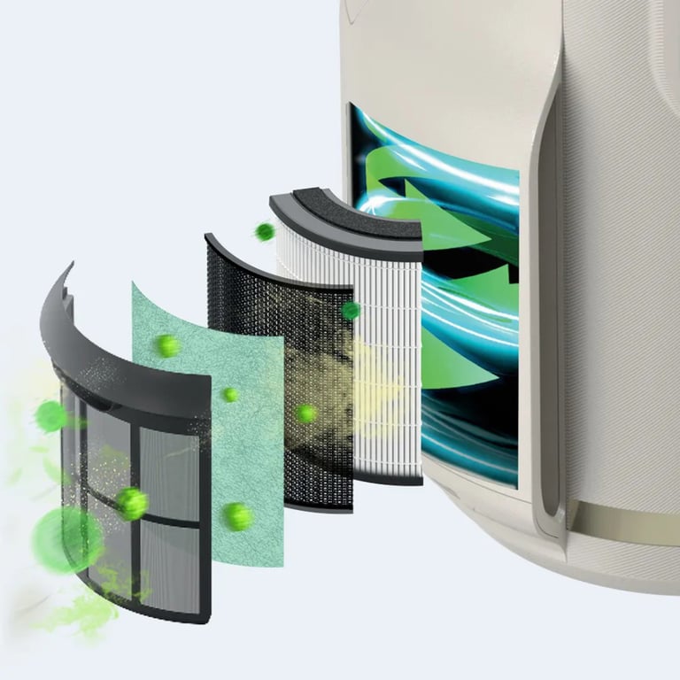 Очисник повітря Shark NeverChange5 Air Purifier Compact Pro (HP072EU) - фото 2