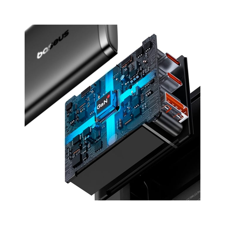 Зарядний пристрій Baseus Cube Pro Fast Charger 2C+U 65W black (P10152301113-00) - фото 8