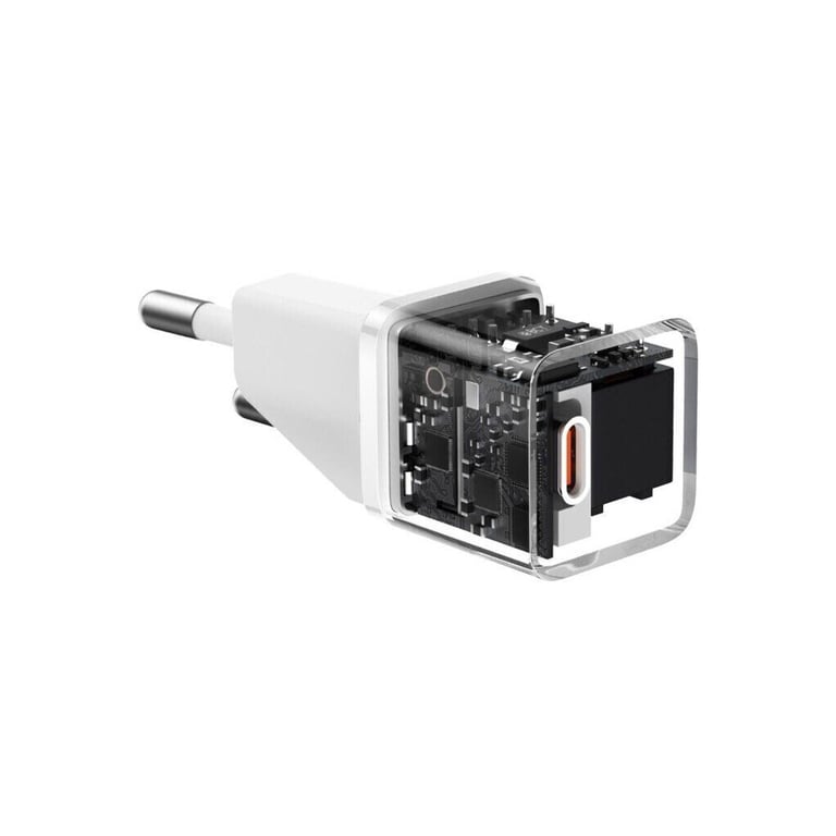 Зарядний пристрій Baseus GaN5 Fast Charger USB-C 20W white (CCGN050102) - фото 5