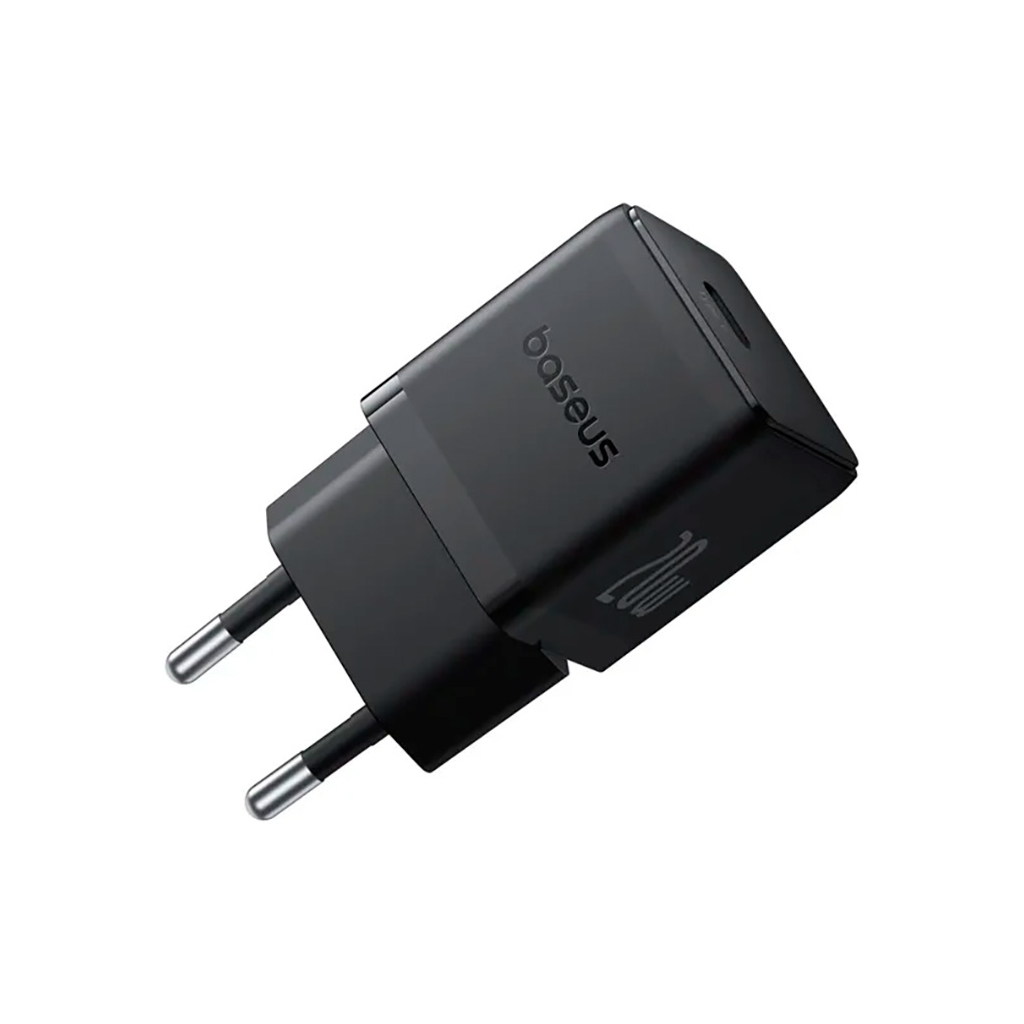 Зарядний пристрій Baseus Palm Fast Charger 1C 20W + Cable 1.0m Type-C 60W black (P10111602113-01) - фото 6 Зарядний пристрій Baseus Palm Fast Charger 1C 20W + Cable 1.0m Type-C 60W black (P10111602113-01) - фото 6