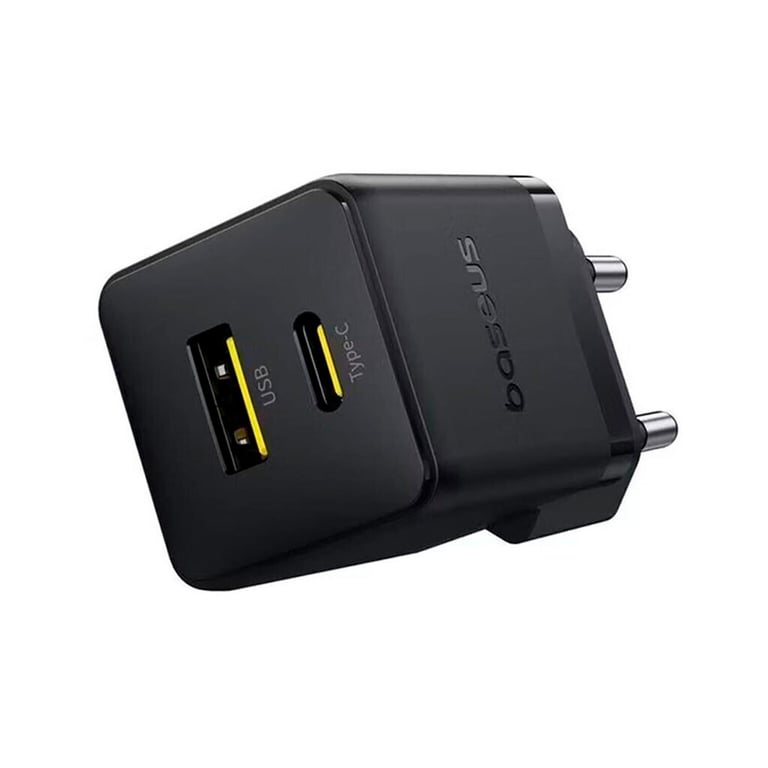 Зарядний пристрій Baseus Palm Fast Charger C+U 30W cluster black (P1011160A113-00) - фото 4