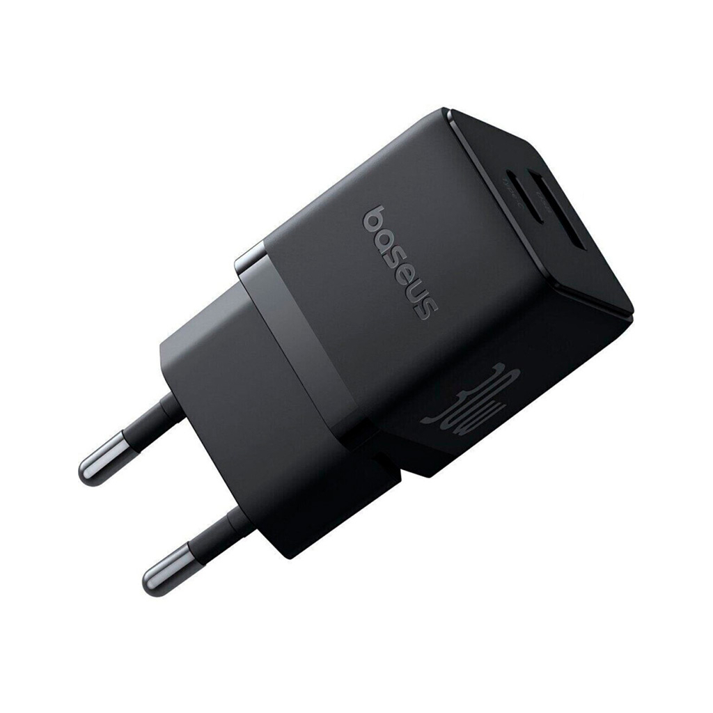 Зарядний пристрій Baseus Palm Fast Charger C+U 30W cluster black (P1011160A113-00) - фото 5 Зарядний пристрій Baseus Palm Fast Charger C+U 30W cluster black (P1011160A113-00) - фото 5