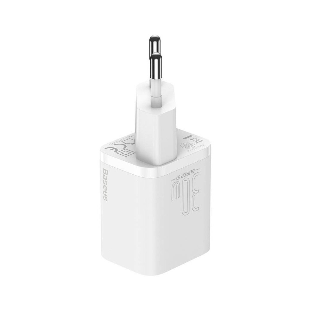 Зарядний пристрій Baseus Super Si quick charger IC 30W white (CCSUP-J02) - фото 3 Зарядний пристрій Baseus Super Si quick charger IC 30W white (CCSUP-J02) - фото 3