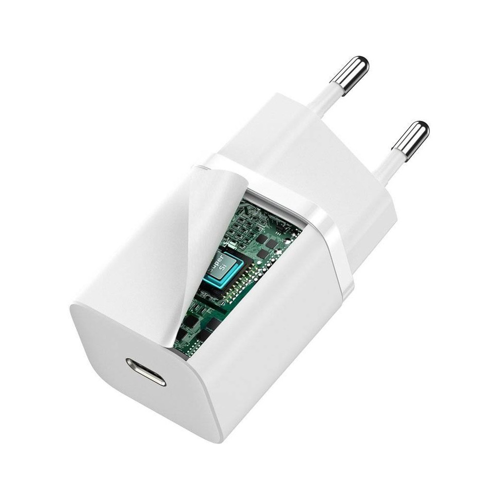 Зарядний пристрій Baseus Super Si quick charger IC 30W white (CCSUP-J02) - фото 5 Зарядний пристрій Baseus Super Si quick charger IC 30W white (CCSUP-J02) - фото 5