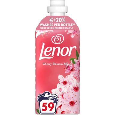 Кондиціонер для білизни Lenor Вишневий цвіт та шавлія 1.239 л (8700216723602) - фото 1