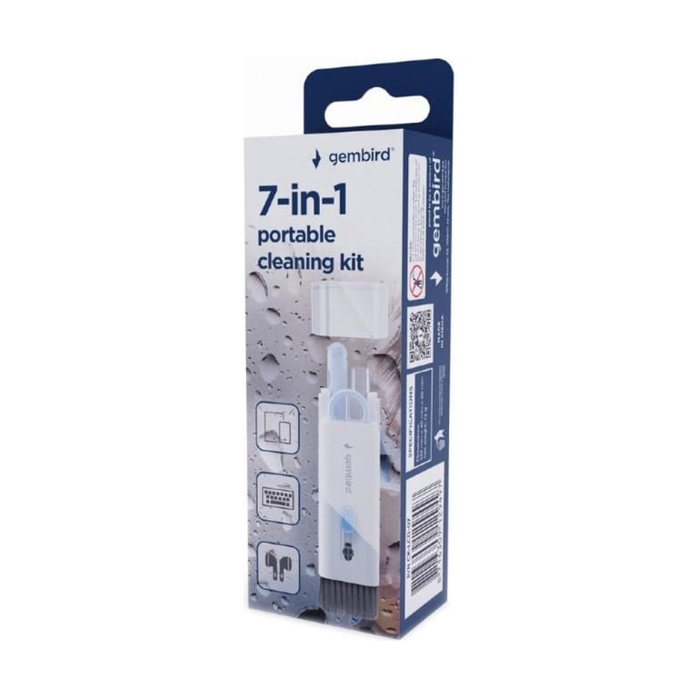 Універсальний чистячий набір Gembird portable cleaning kit, 7-in-1 (CK-LCD-07) - фото 9
