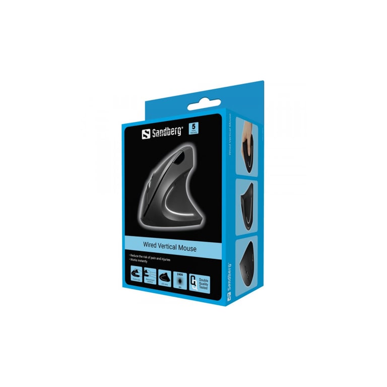 Мишка Sandberg Vertical Mouse Pro USB Black (630-14) - фото 4