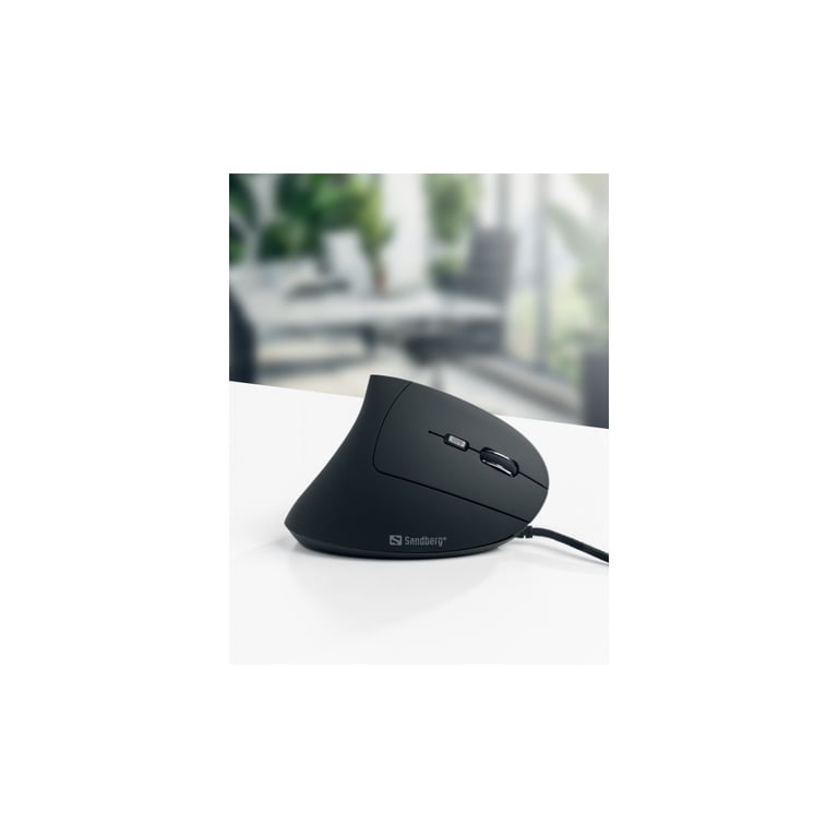 Мишка Sandberg Vertical Mouse Pro USB Black (630-14) - фото 6