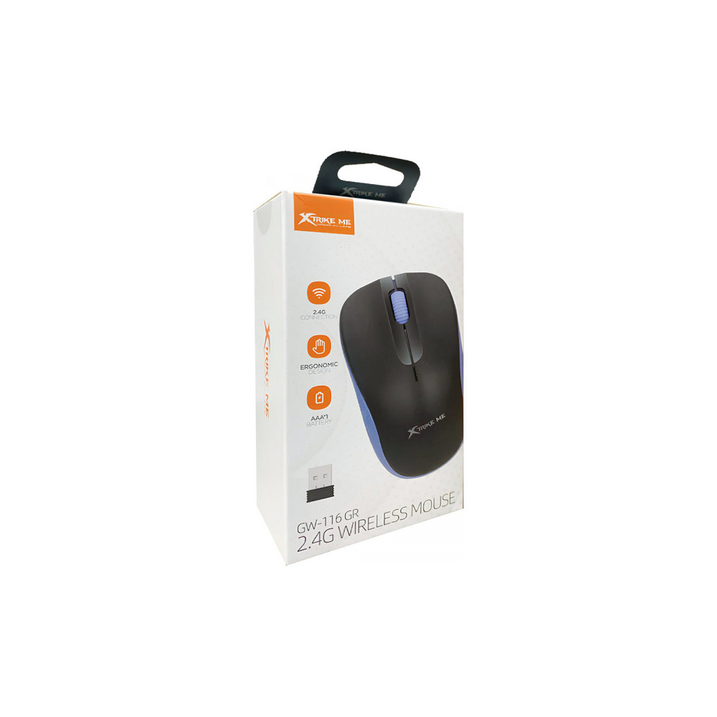 Мишка Xtrike ME GW-116 Wireless Grey (GW-116GY) - фото 3 Мишка Xtrike ME GW-116 Wireless Grey (GW-116GY) - фото 3