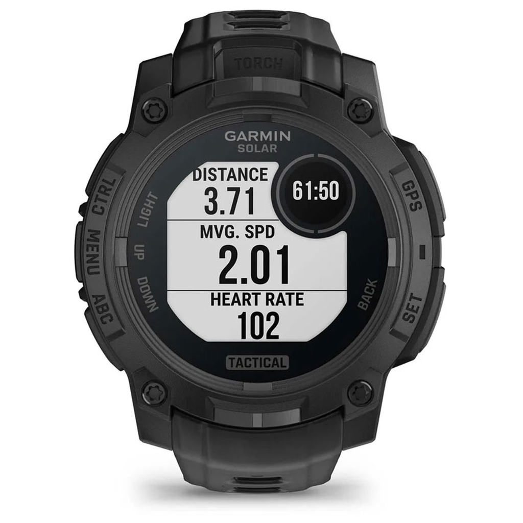 Смарт-годинник Garmin Instinct 3, Tactical, Solar, 45mm, Black, GPS смарт-годинник (010-02934-50) - фото 8 Смарт-годинник Garmin Instinct 3, Tactical, Solar, 45mm, Black, GPS смарт-годинник (010-02934-50) - фото 8
