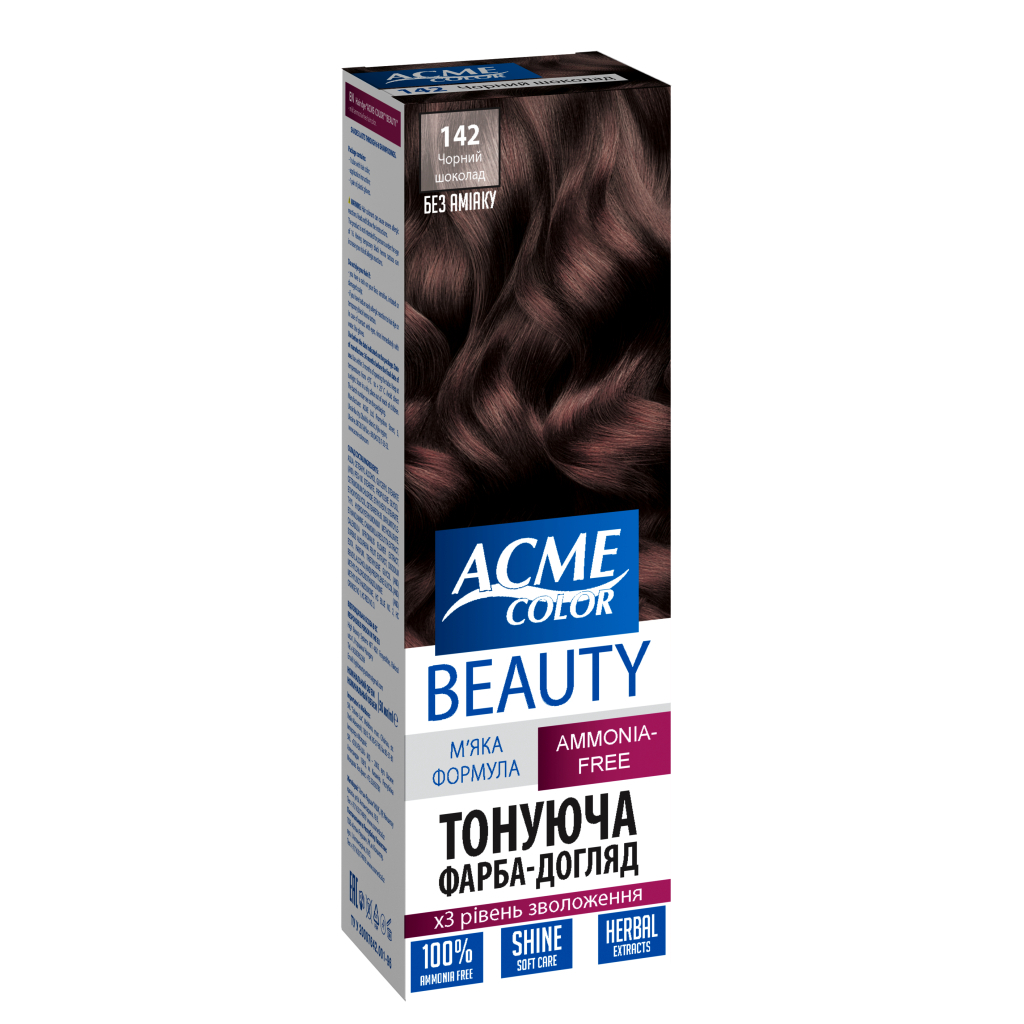 Фарба для волосся Acme Color Beauty Phyto 142 - Чорний шоколад (4820000300155) Фарба для волосся Acme Color Beauty Phyto 142 - Чорний шоколад (4820000300155)