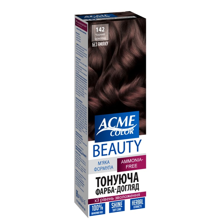 Фарба для волосся Acme Color Beauty Phyto 142 - Чорний шоколад (4820000300155) - фото 1