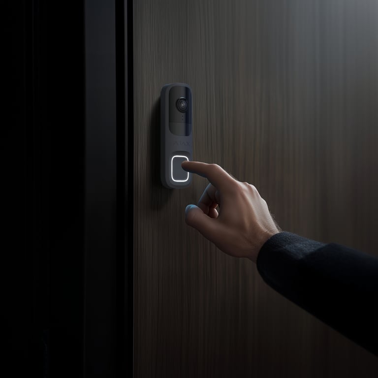Панель виклику Ajax Doorbell graphite - фото 11