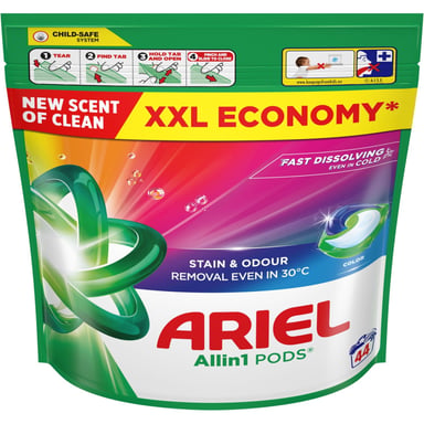 Капсули для прання Ariel Pods All-in-1 Color Для кольорового 44 шт. (8700216764544) - фото 1