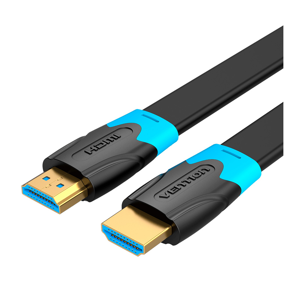 Кабель мультимедійний HDMI M to HDMI M 1.5m black Vention (AAKBG) - фото 1