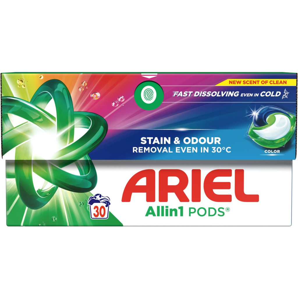Капсули для прання Ariel Pods All-in-1 Color Для кольорового 30 шт. (8700216766173) - фото 1