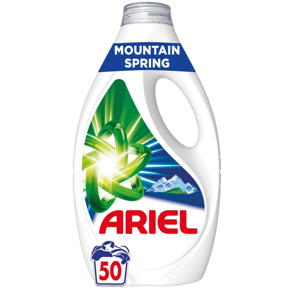 Гель для прання Ariel Гірське джерело 2.25 л (8700216691147) - фото 2 Гель для прання Ariel Гірське джерело 2.25 л (8700216691147) - фото 2