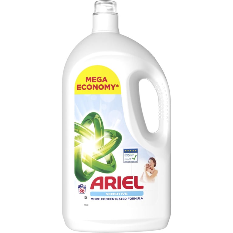 Гель для прання Ariel Для чутливої шкіри 3.87 л (8700216691444) - фото 2