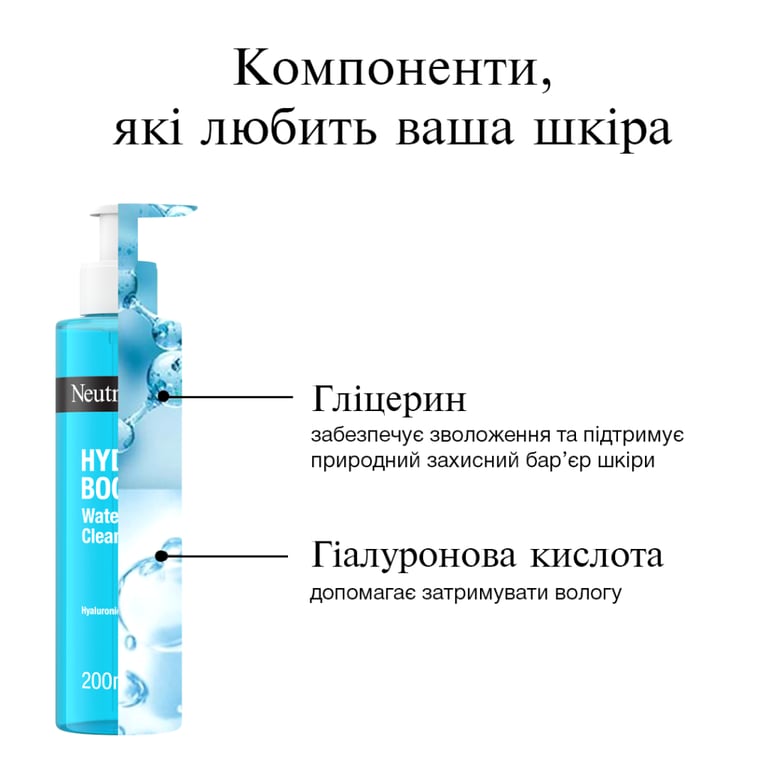 Гель для вмивання Neutrogena Hydro Boost 200 мл (3574661288345) - фото 4