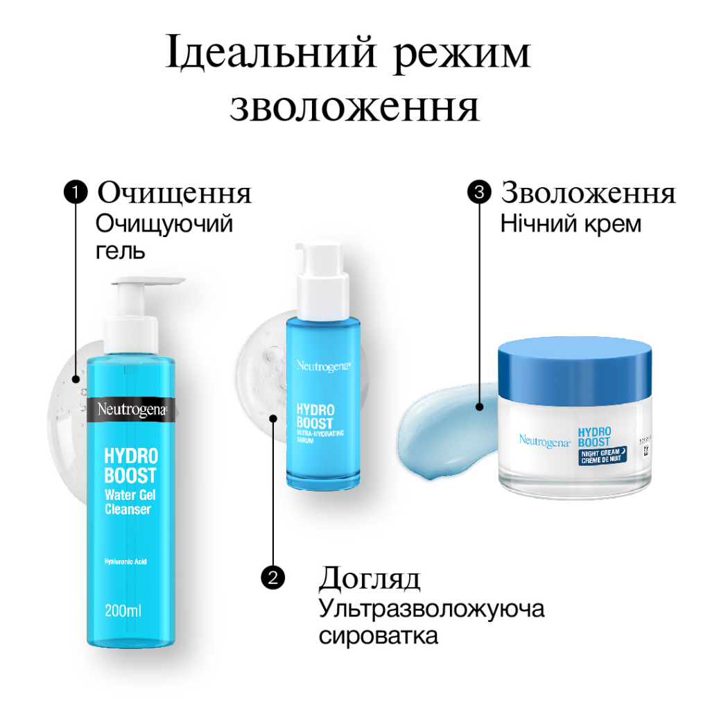 Крем для обличчя Neutrogena Hydro Boost Зволожувальний Нічний 50 мл (3574661401089) - фото 10 Крем для обличчя Neutrogena Hydro Boost Зволожувальний Нічний 50 мл (3574661401089) - фото 10