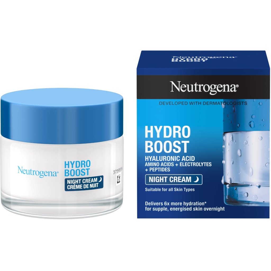 Крем для обличчя Neutrogena Hydro Boost Зволожувальний Нічний 50 мл (3574661401089) - фото 2 Крем для обличчя Neutrogena Hydro Boost Зволожувальний Нічний 50 мл (3574661401089) - фото 2