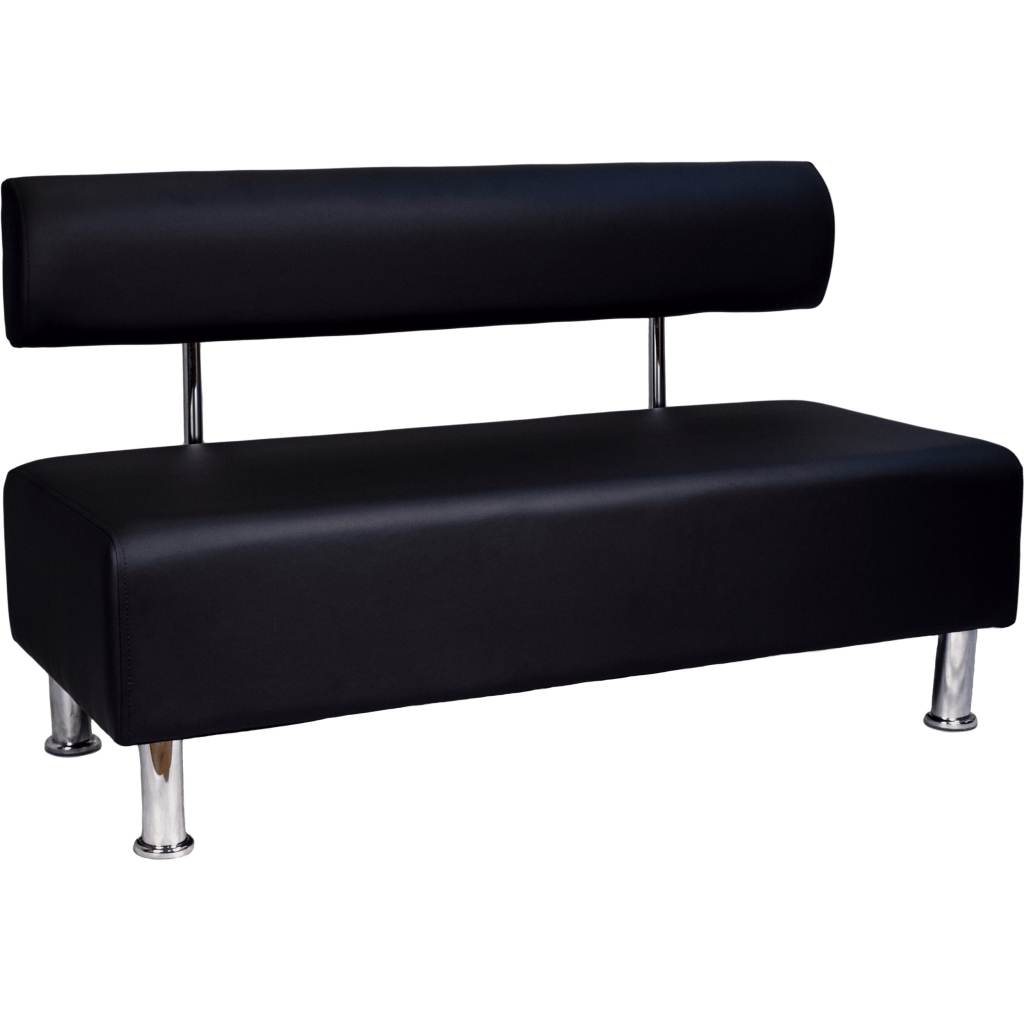 Диван офісний Примтекс плюс Aspetto 02 D-5, 1200 мм, екошкіра, black (Aspetto 02 D-5)