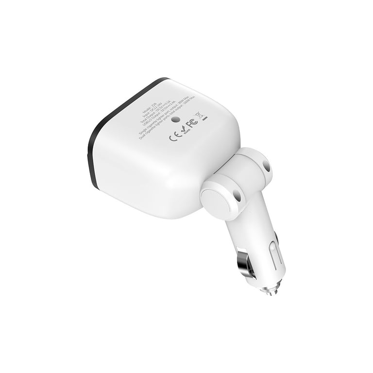 Зарядний пристрій HOCO HOCO Z28 Power ocean 2xUSB + display White (6957531091967) - фото 6