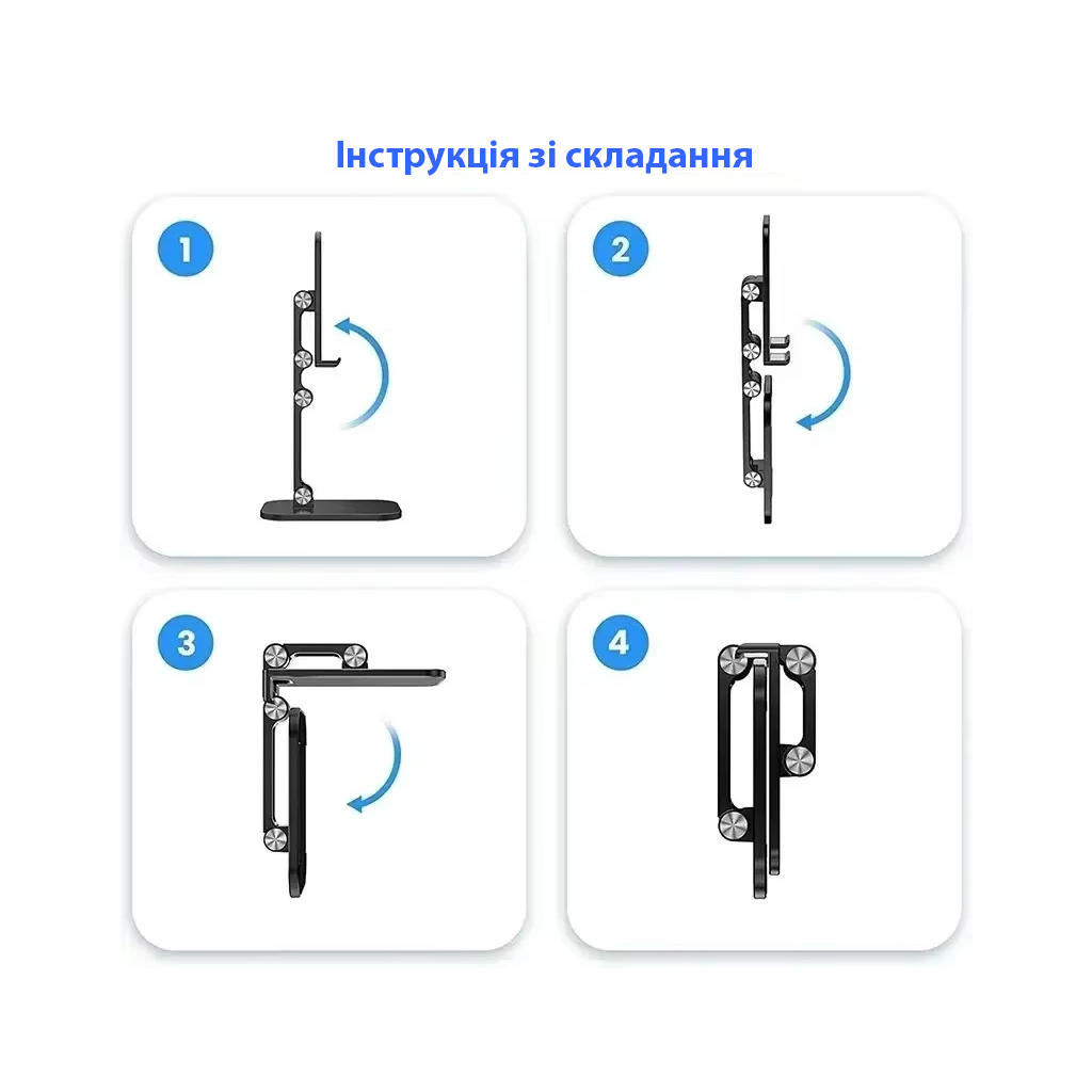 Підставка до планшета Dynamode smartphones/tablets 4-13 inches (PH-Stand-02 black) - фото 9 Підставка до планшета Dynamode smartphones/tablets 4-13 inches (PH-Stand-02 black) - фото 9