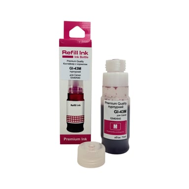 Чорнило Premium Quality Canon GI-43 70мл Magenta 4680C001 (70264930) - фото 1