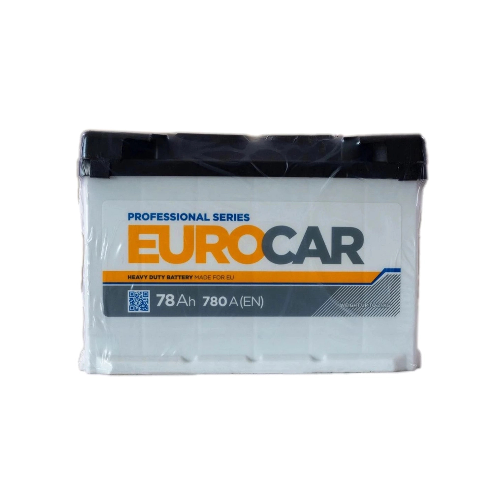 Акумулятор автомобільний EUROCAR 6СТ-78АЗ (0) (-/+) (L3) 780А 12V Акумулятор автомобільний EUROCAR 6СТ-78АЗ (0) (-/+) (L3) 780А 12V