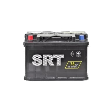 Акумулятор автомобільний SRT 6СТ-75АЗ (1) (+/-) (L3) 640А 12V (E) - фото 1