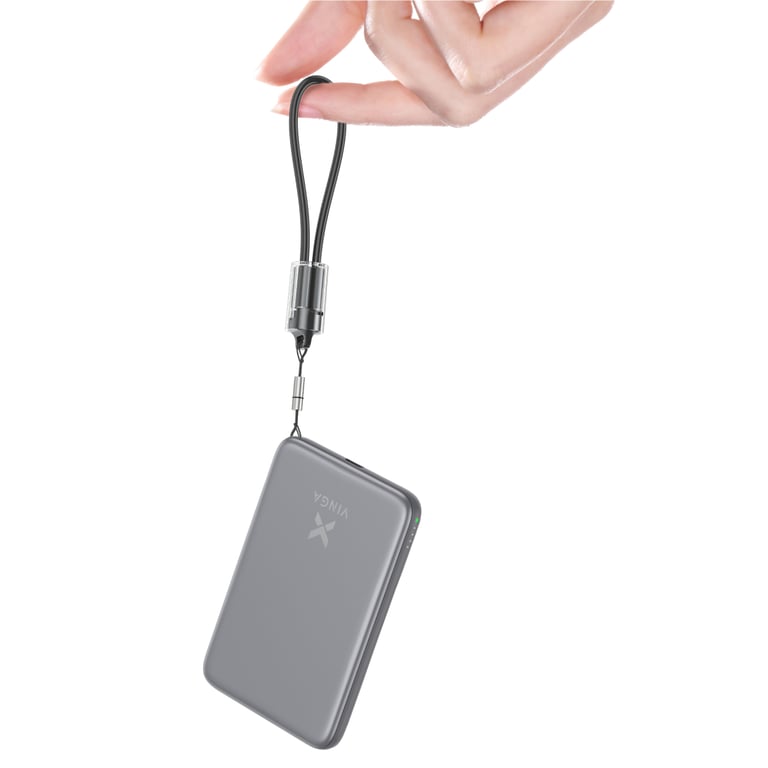 Батарея універсальна Vinga 5000 mAh 20W/15W Wireless (VPBB520WL) - фото 4