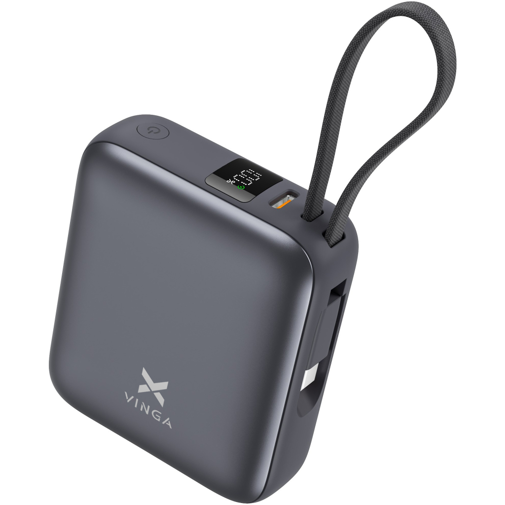 Батарея універсальна Vinga 10000 mAh 35W Display Cable (VPBB1035C) - фото 3 Батарея універсальна Vinga 10000 mAh 35W Display Cable (VPBB1035C) - фото 3