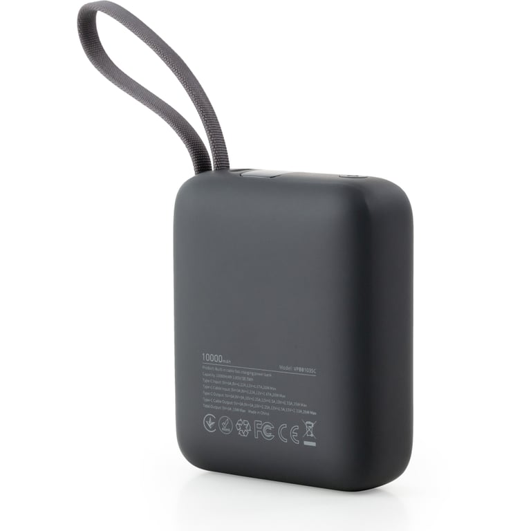 Батарея універсальна Vinga 10000 mAh 35W Display Cable (VPBB1035C) - фото 4