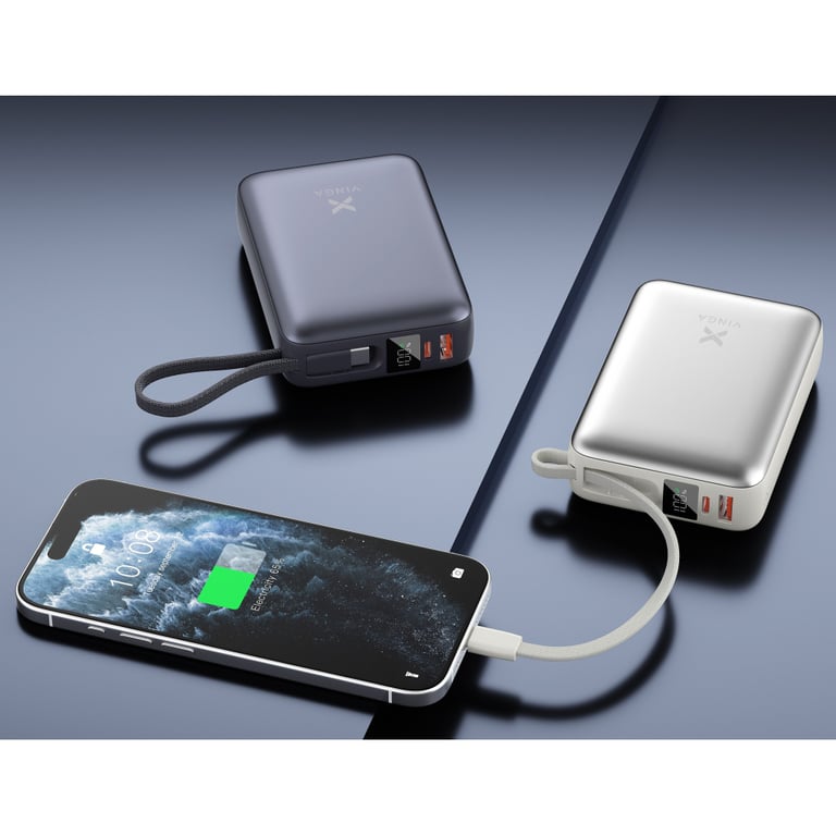 Батарея універсальна Vinga 20000 mAh 45W Display Cable (VPBB2045C) - фото 5