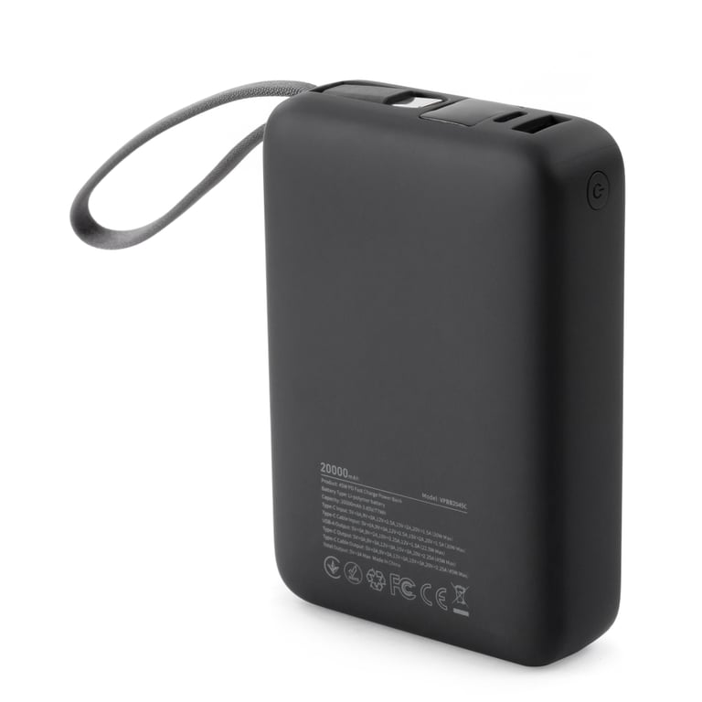 Батарея універсальна Vinga 20000 mAh 45W Display Cable (VPBB2045C) - фото 7