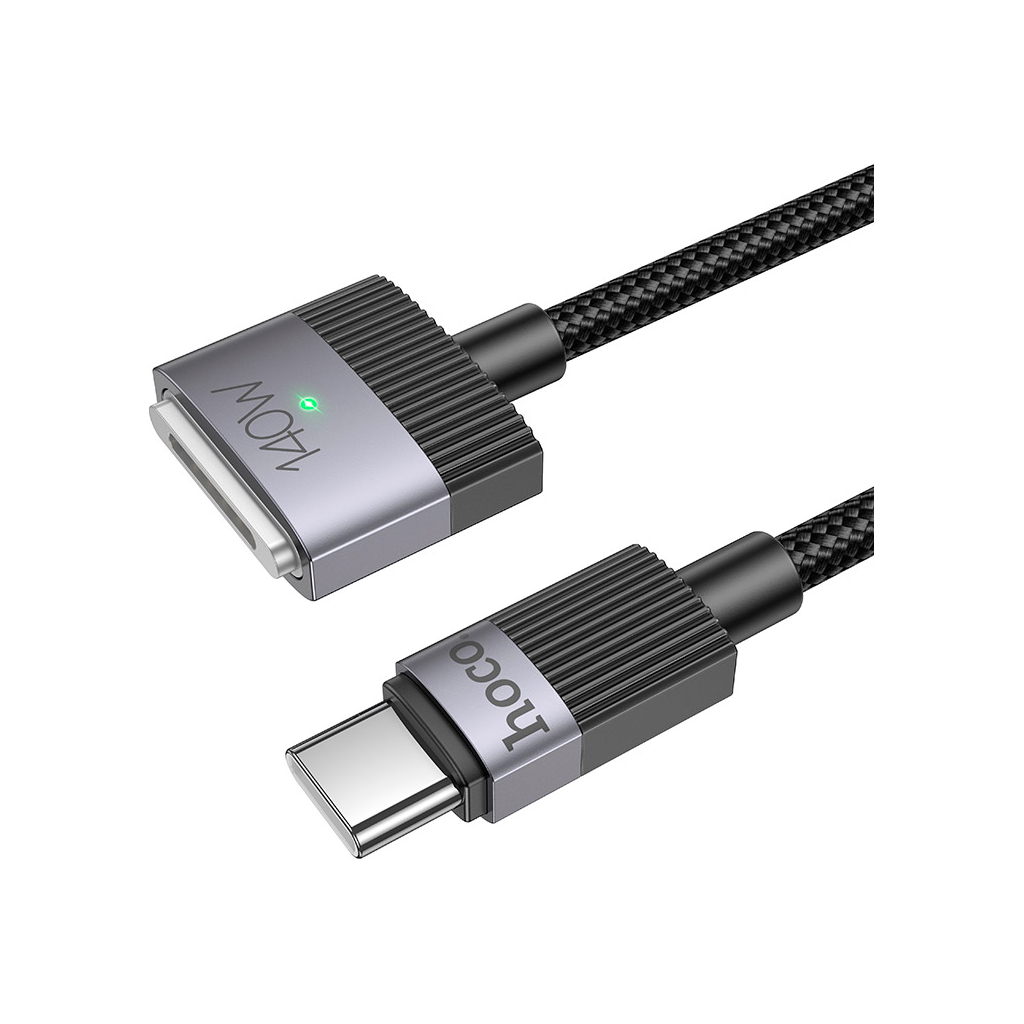 Кабель живлення USB-C to Magsafe 3 1.0m black HOCO (6942007642088) - фото 5 Кабель живлення USB-C to Magsafe 3 1.0m black HOCO (6942007642088) - фото 5