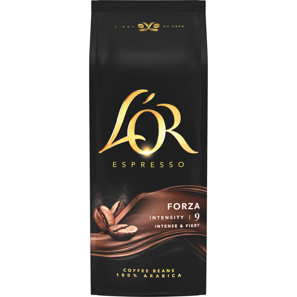 Кава L%27OR Espresso Forza 100% Арабіка в зернах 1 кг (8711000400760)