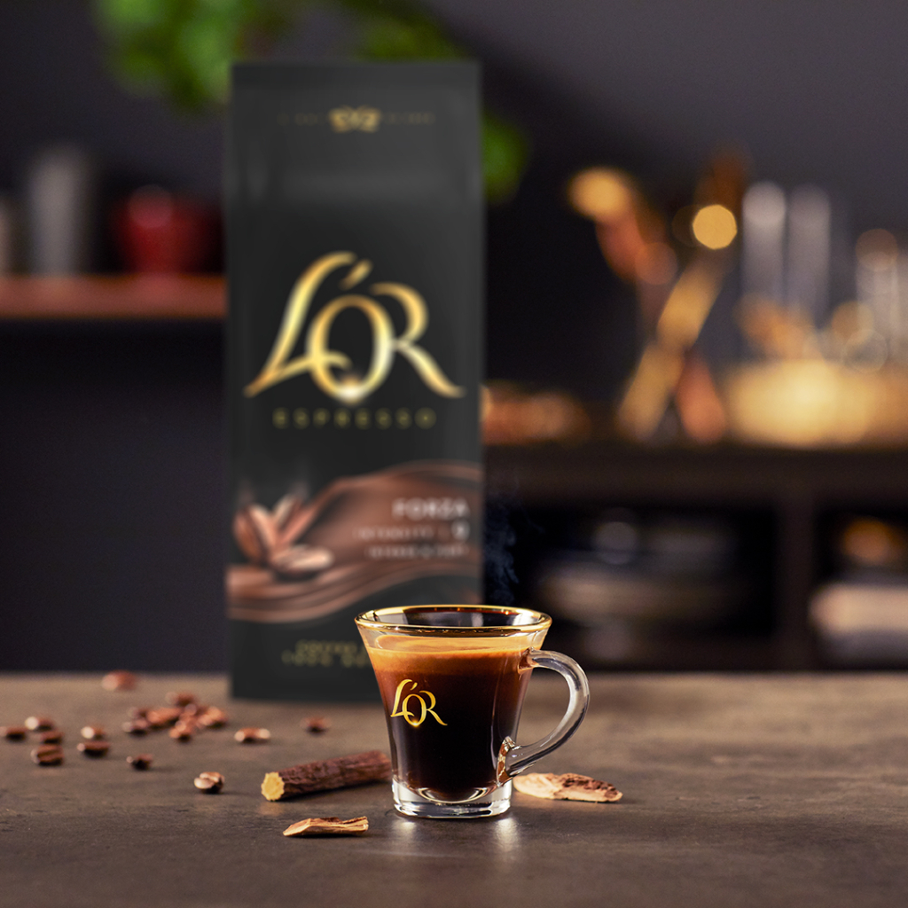 Кава L'OR Espresso Forza 100% Арабіка в зернах 1 кг (8711000400760) - фото 3 Кава L'OR Espresso Forza 100% Арабіка в зернах 1 кг (8711000400760) - фото 3