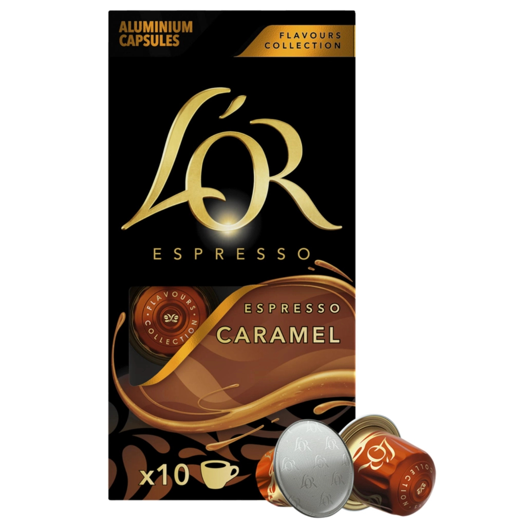 Кава L'OR Espresso Caramel 100% Арабіка в капсулах 10 шт (8711000488225) - фото 1 Кава L'OR Espresso Caramel 100% Арабіка в капсулах 10 шт (8711000488225) - фото 1
