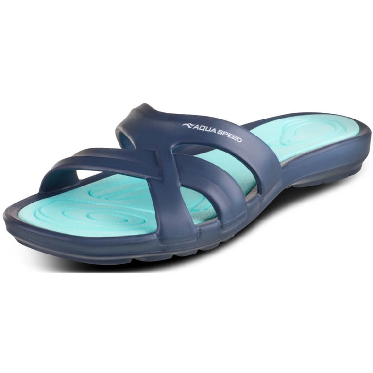 Шльопанці Aqua Speed Panama 513-10 темно-синій, бірюзовий 37 (5908217666024) - фото 2