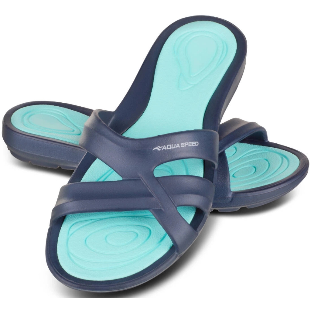Шльопанці Aqua Speed Panama 513-10 темно-синій, бірюзовий 39 (5908217666048) - фото 1