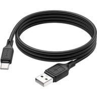 Дата кабель USB 2.0 AM to USB-C 1.0m Cool silicone X90 black HOCO (6931474788443) - фото 4
