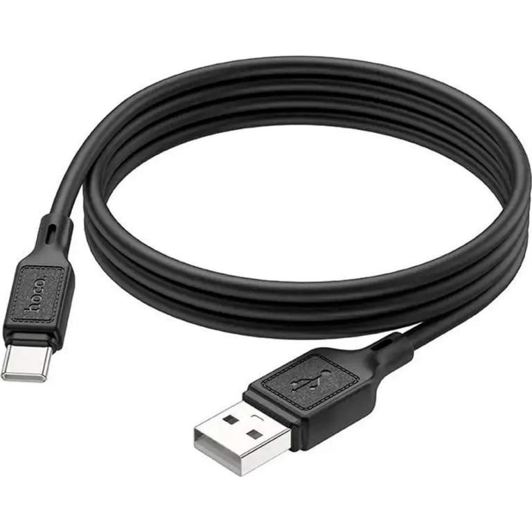 Дата кабель USB 2.0 AM to USB-C 1.0m Cool silicone X90 black HOCO (6931474788443) - фото 4