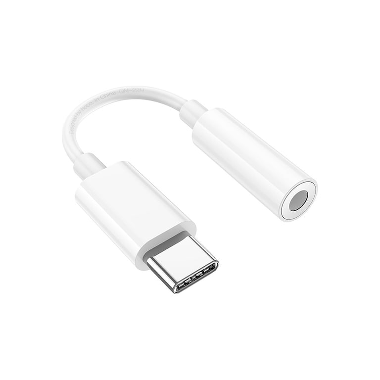 Перехідник USB-C to 3.5mm F LS35 white HOCO (6931474790767) - фото 2