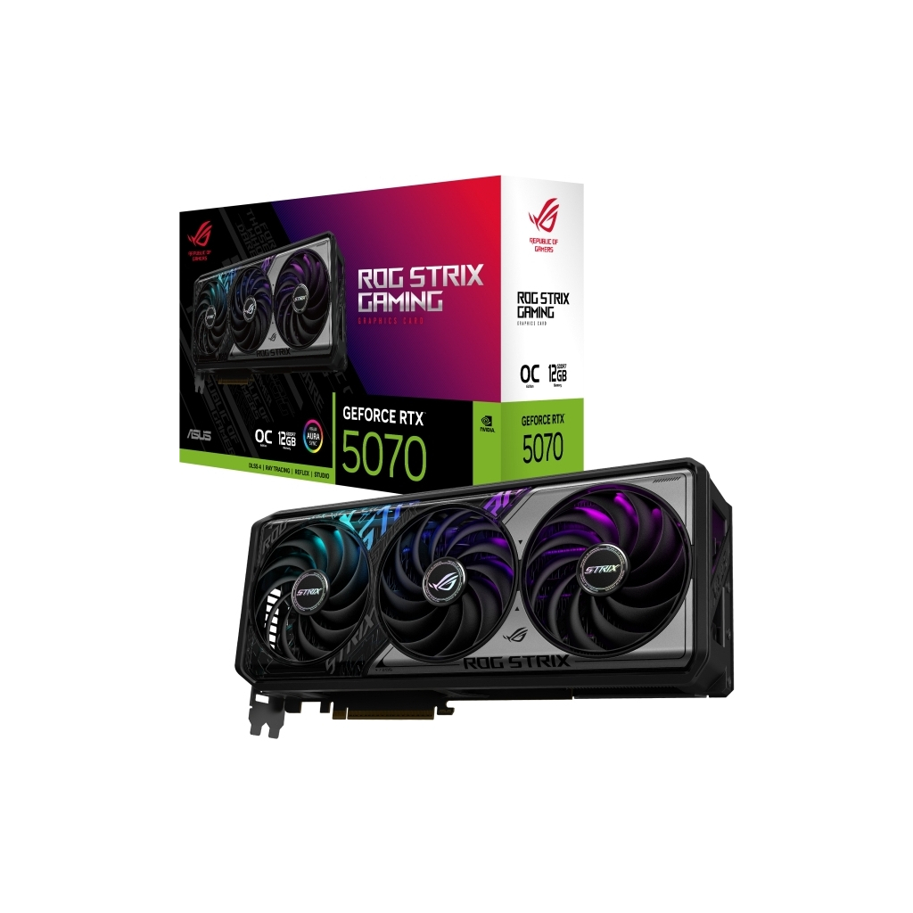 Відеокарта ASUS GeForce RTX5070 12Gb ROG STRIX GAMING OC (ROG-STRIX-RTX5070-O12G-GAMING) - фото 12 Відеокарта ASUS GeForce RTX5070 12Gb ROG STRIX GAMING OC (ROG-STRIX-RTX5070-O12G-GAMING) - фото 12